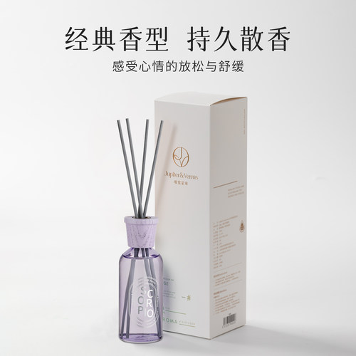 【520礼物】一池睡莲无火香薰家用室内藤条香氛精油扩香生日礼物 - 图0