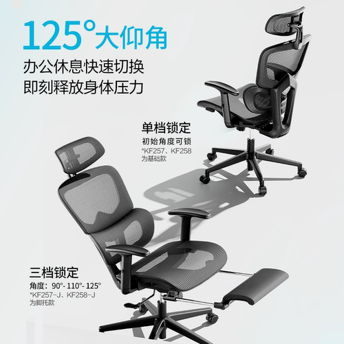 得力办公椅办公座椅舒适久坐全网座椅分区护腰人体工学电脑椅转椅 - 图2