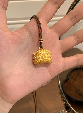 燕归十二生肖足银百搭编绳项链