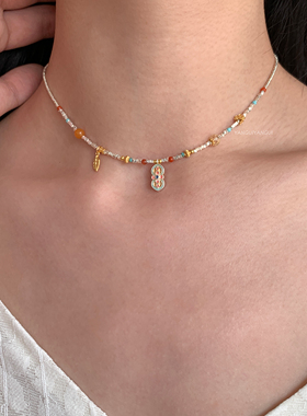 燕归桃椿国风纯银百搭小众项链女