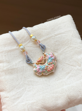 燕归鲤舟奈国风足银轻奢百搭项链