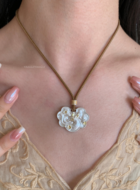 燕归棠雪狐国风足银轻奢百搭项链