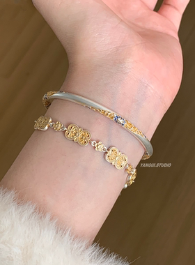 燕归迷梦香国风足银999.9手链女