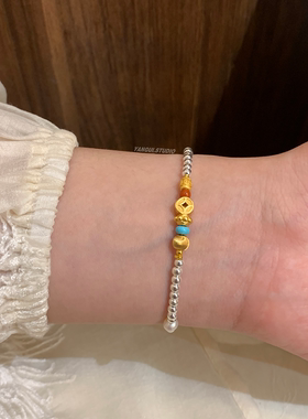 燕归原创拾忆纯银925银珠手链