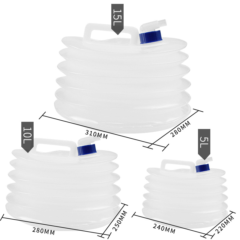 户外折叠水桶货车洗手水箱加厚便携饮用纯净车载饮水桶家用蓄水袋 - 图3