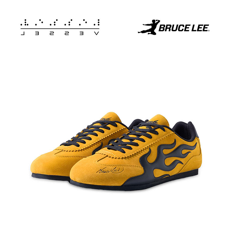 【1/26 12点限时发售】xVESSEL x Bruce Lee联名火焰纹休闲板鞋,淘宝优惠券,粉丝福利购,淘宝优惠卷
