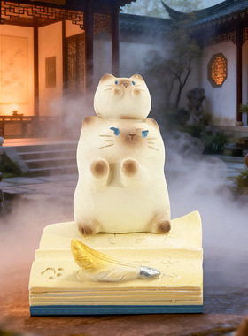 猫猫PAi 治愈陪伴手机支架盲盒创意可爱桌面手机架小摆件生日礼物