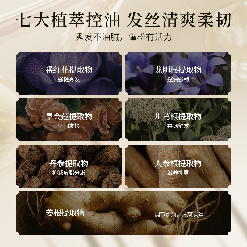 青幽堂防断发洗发水育健发精华液套装重度掉发控油清幽堂旗舰店-图1