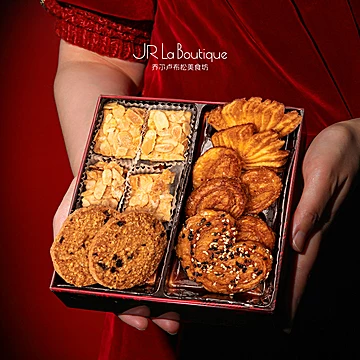 JR乔尔卢布松曲奇蝴蝶酥四重奏礼盒135g*2[88元优惠券]-寻折猪