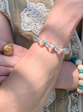 薄荷糖海盐冰激凌手工串珠手链