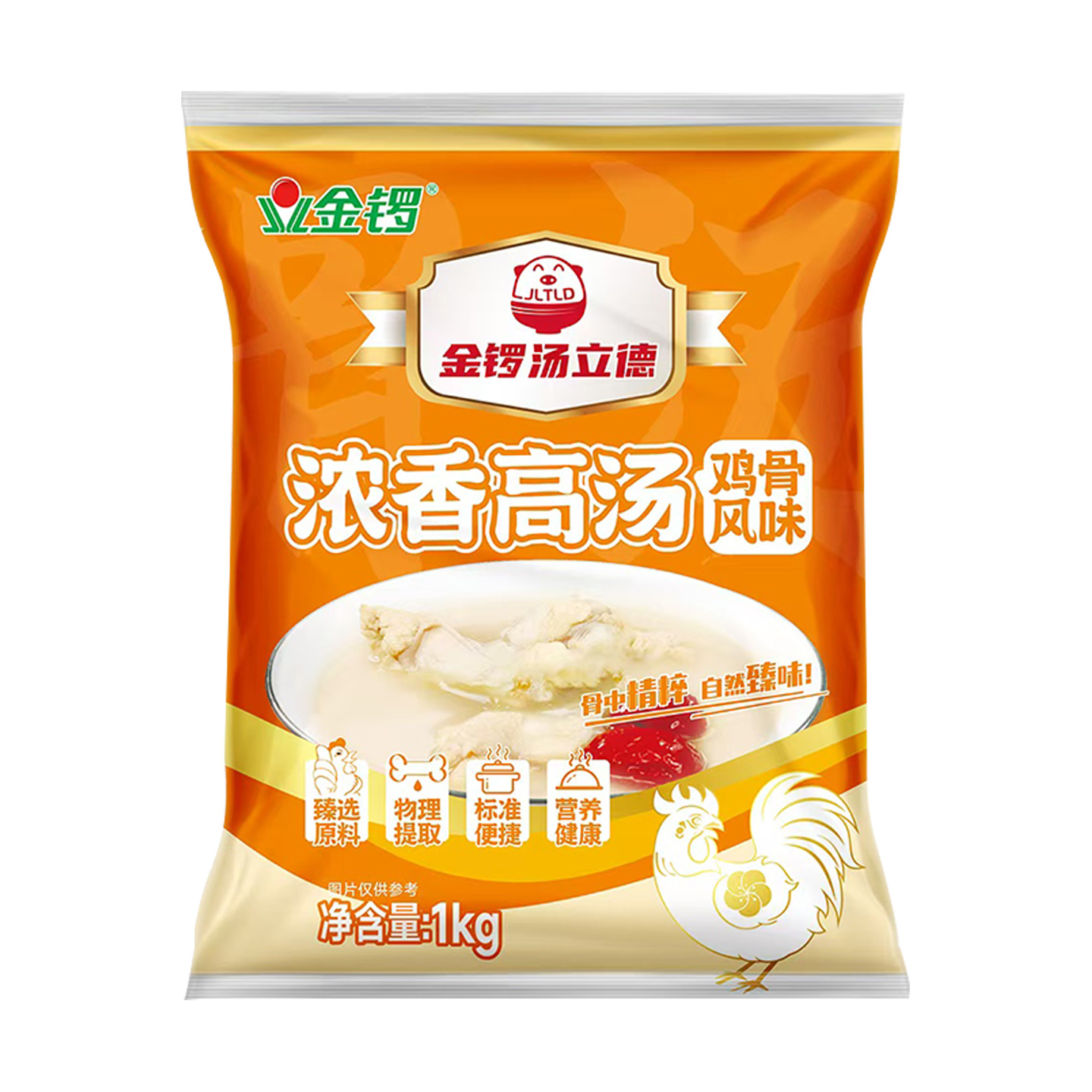 金锣鸡骨高汤浓缩商用米线麻辣烫底料豚骨大骨浓汤牛骨猪骨白汤膏 - 图3