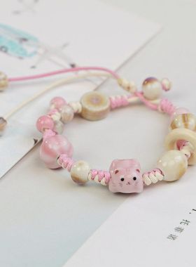 拉绳手串新中式手链男女节日礼物