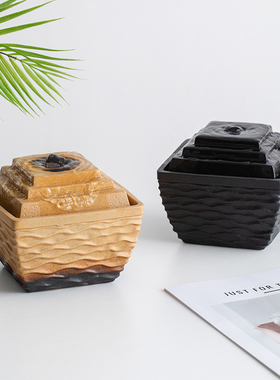 陶瓷循环流水简约客厅