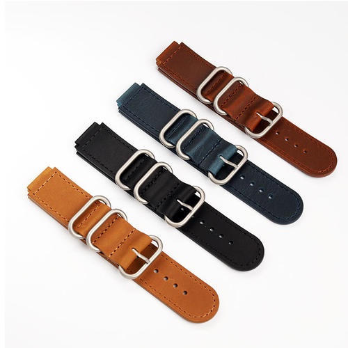 适用卡西欧G-SHOCK小方块小金块手表改装表带 DW5600 GW-B5600 GW-M5610凸口真皮表带配件 复古牛皮腕带 - 图3