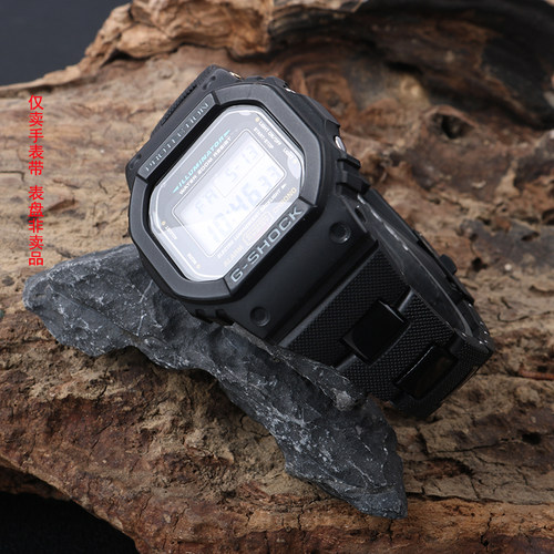 雷米龙 适合卡西欧小方块DW-6900/DW9600/DW5600/GW-M5610农家橡树GA2100/GM2100改装款优塑钢手表带 - 图1