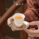 Qinglan ອັນບໍລິສຸດ titanium ຊັ້ນສູງຊາ coaster ແຜ່ນ insulation ຮຽບຮ້ອຍ