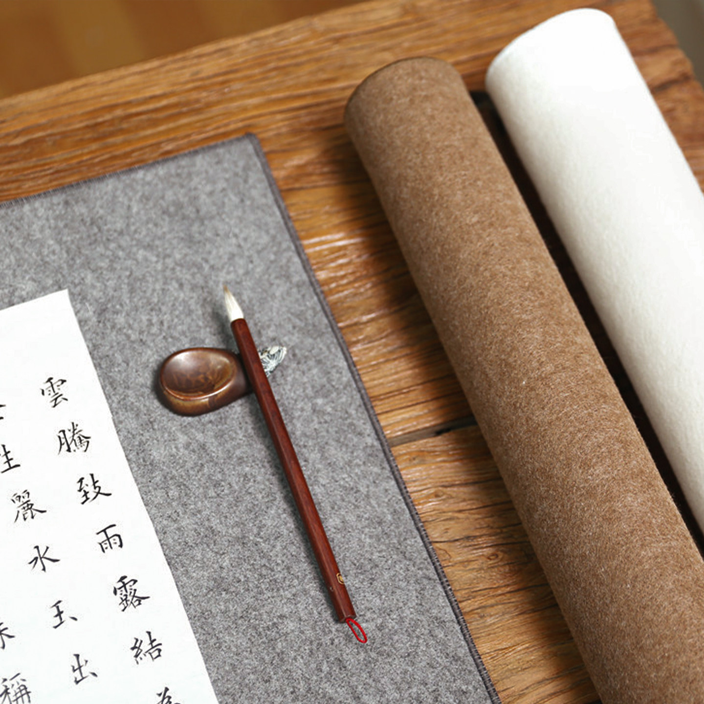 赵北加厚毛毡垫书法专用不起球高级书画毡垫文房四宝书桌国学摆件桌垫毛毡国画垫布毛笔字专用羊毛毡垫,淘宝优惠券,粉丝福利购,淘宝优惠卷