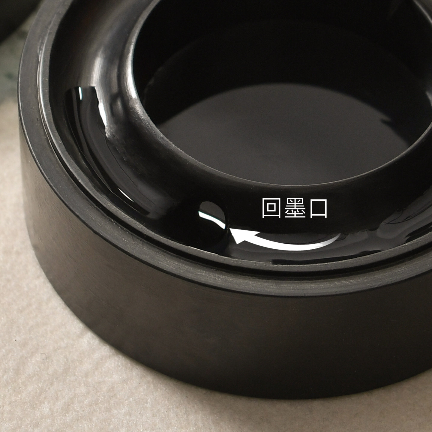 赵北新款回墨砚台带盖长效保湿密封不干墨大容量墨池毛笔书法专用砚文房四宝国学摆件书法用品大号墨盘专利,淘宝优惠券,粉丝福利购,淘宝优惠卷