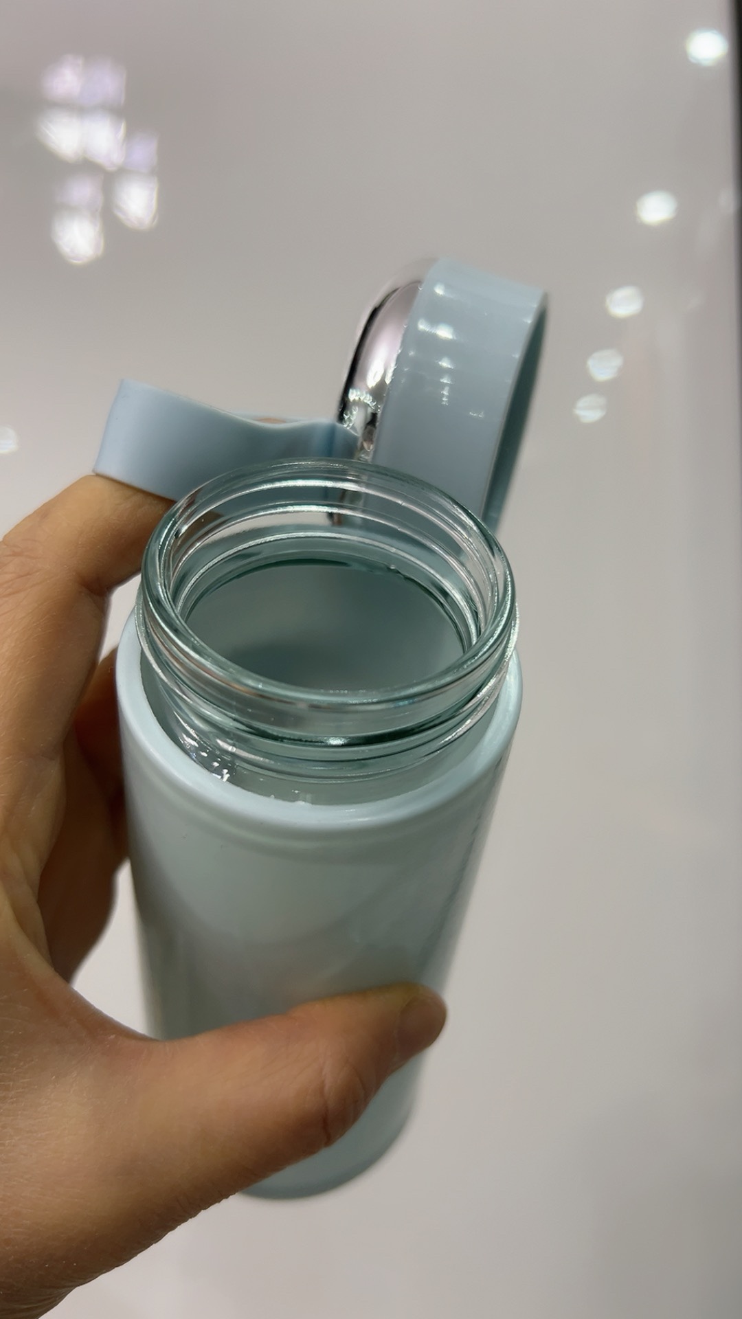 塑玻杯保温杯饮水杯口杯办公室水杯随手杯400毫升颜色随机单个价 - 图1