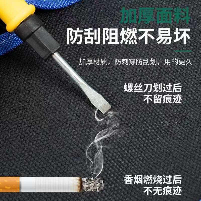 帆布工具包加厚耐磨瓦工收纳包工地木工维修劳保黑色多功能电工包,淘宝优惠券,粉丝福利购,淘宝优惠卷