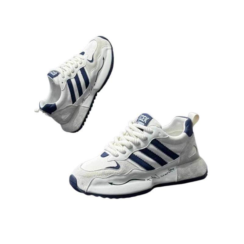 香港男鞋2024秋季新款真皮运动休闲老爹鞋男士百搭厚底跑步阿甘鞋,淘宝优惠券,粉丝福利购,淘宝优惠卷