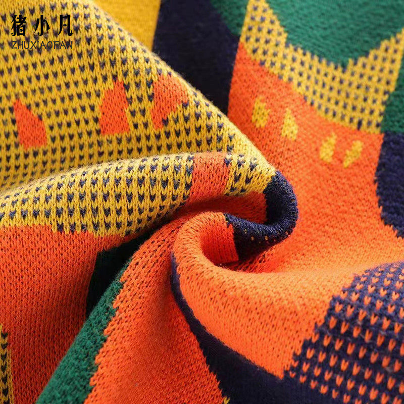 男童毛衣2025秋冬新款洋气拼色纯棉儿童线衣中大童加绒加厚针织衫,淘宝优惠券,粉丝福利购,淘宝优惠卷