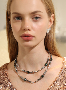 古着女士珍珠项链轻奢原创