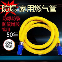 Home gas pipe gas pipe gas H cooker pipe water heater ultra-connected metal hose gas pipe liquefied gas