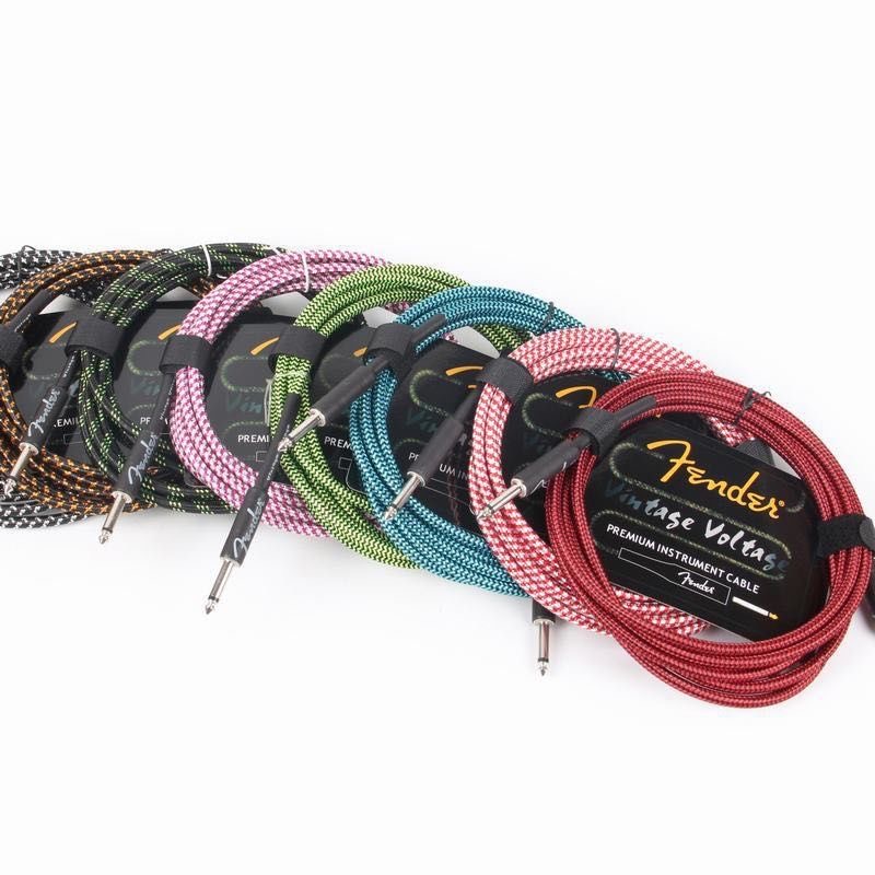 Fender芬达 3米6米10米 电木吉他连接线贝斯尤克里里电箱音频线 - 图3