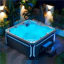 Constant Temperature Surf Massage Bath home Villa Outdoor Smart Hotel Spa House Multiman Hydrotherapy SPA Bubble Pool