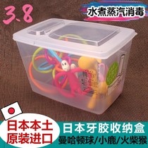 Baby Manhattan ball tooth gum baby hand grip rocking bell ball Puzzle Toy Ball Tooth Bite Glue Containing box