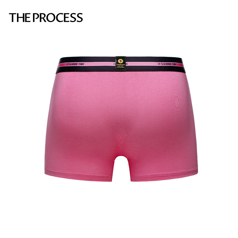 theprocess新款男士粉内裤底裤弹力棉质搞怪卡通短裤头送男友礼物