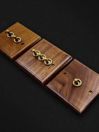 Более 20 цветов ретро -переключатель yve черный отель отель ретро -панель 86 типа пятый