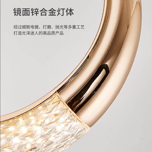 床头吊灯北欧卧室床头灯现代简约餐厅灯创意个性新款LED书房灯具 - 图2