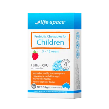 Lifespace3-12岁儿童益生菌30粒咀嚼片