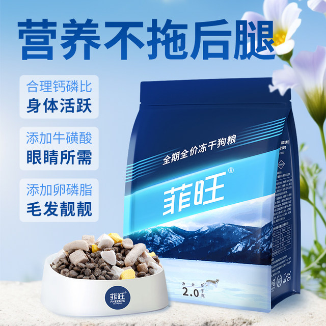 Five pieces of freeze-dried dog food nutrition supplements for dog mothers