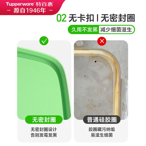 特百惠冷藏16件套水果密封盒食品级保鲜盒收纳盒腌泡冰箱专用盒子 - 图2