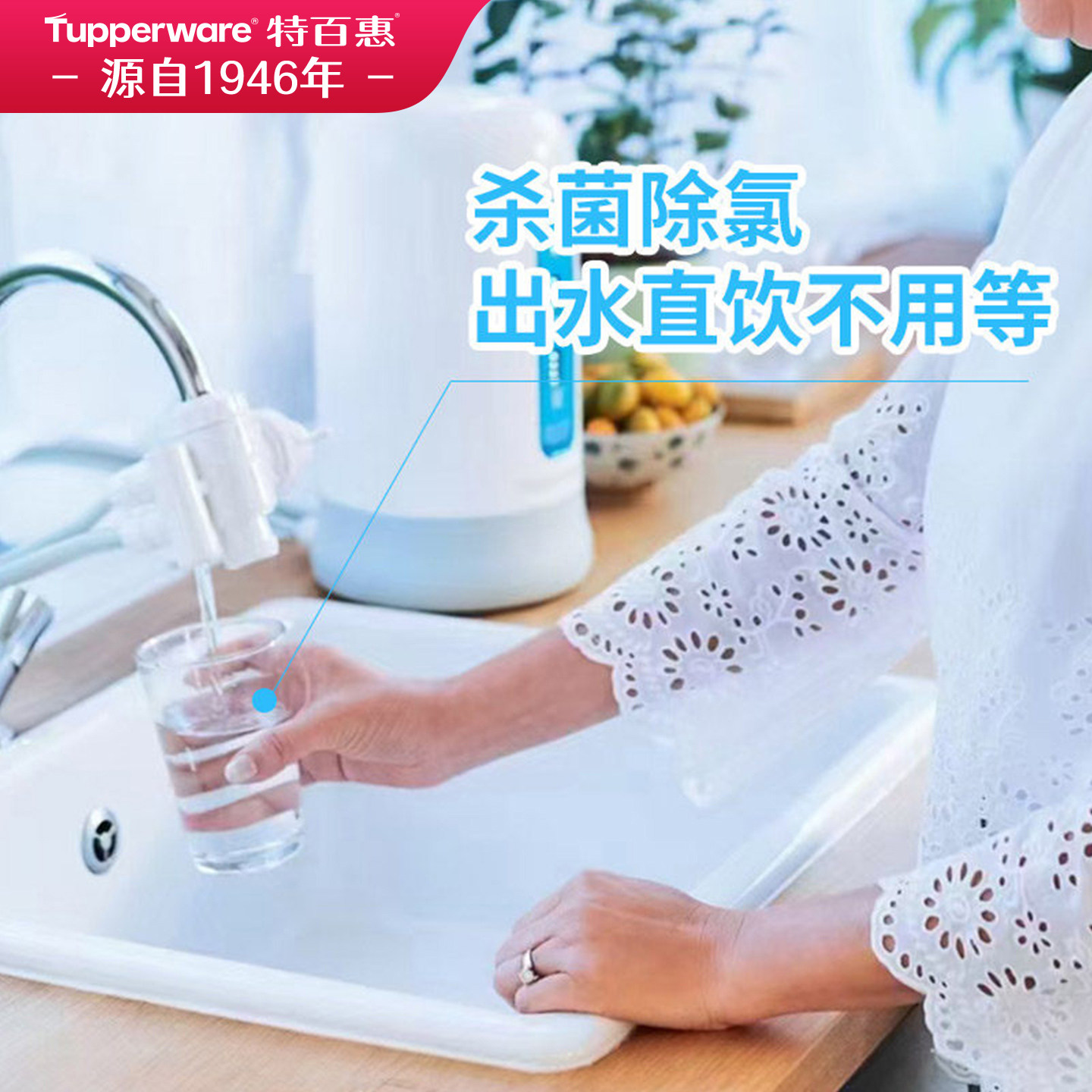 特百惠滤芯净水器家用净水机生活直饮机自来水净化器水龙头过滤器