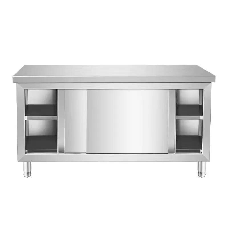 304不锈钢厨房置物柜子工作台饭店操作台橱柜灶台储物柜碗柜收纳,淘宝优惠券,粉丝福利购,淘宝优惠卷