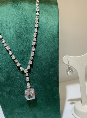 莫桑钻圆形黄白钻精致满钻