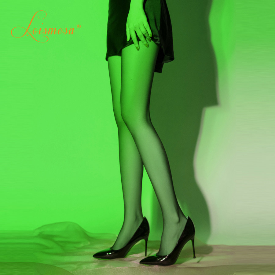 新品发布丝滑脚尖透明肉色0d无缝档丝袜超薄开档隐形性感连裤袜夏 - 图1