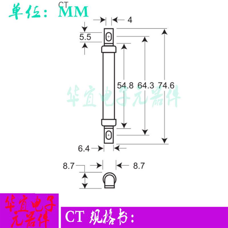 原装BUSSMANN熔断器690V20A16A10A新能z源汽车保险丝20CT16CT10C-图3