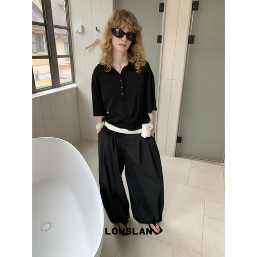 Lonslan BAG 2026春夏新款mini小腰包简约翻盖挂脖腰带包 - 图3