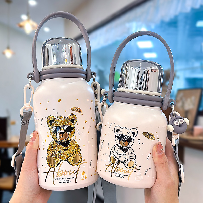 儿童大肚保温杯男女生大容量学生上学专用可爱水壶泡茶杯茶水分离,淘宝优惠券,粉丝福利购,淘宝优惠卷