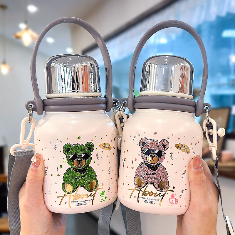 儿童大肚保温杯男女生大容量学生上学专用可爱水壶泡茶杯茶水分离,淘宝优惠券,粉丝福利购,淘宝优惠卷