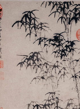 钱榖竹林高士图古代名家花卉竹子