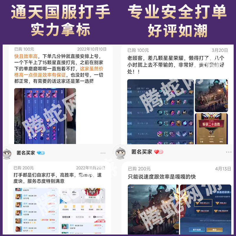 王者荣耀代练打大小国服省金标巅峰赛工作室排位上分战力魔方带玩