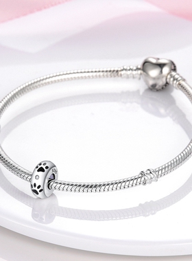 手链串珠s925纯银可爱小动物吊坠