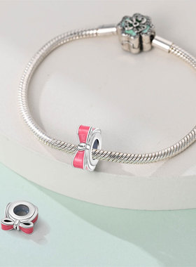 潘家风格铜镀银吊坠女时尚个性DIY项链饰品配件小众设计不含链