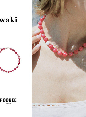 waki草莓糖项链原创小众